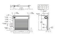 Rytec® Spiral® High Performance Rigid Rolling Door dim-draw